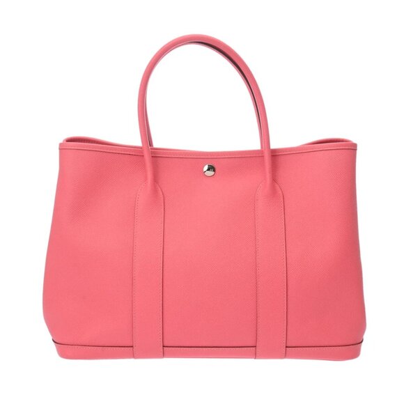 HERMES Garden party Rose azalee hand bag - Picture 1 of 12